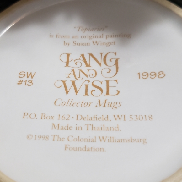 Beautiful Susan Winget Topiary Mug - Picture 4 of 5